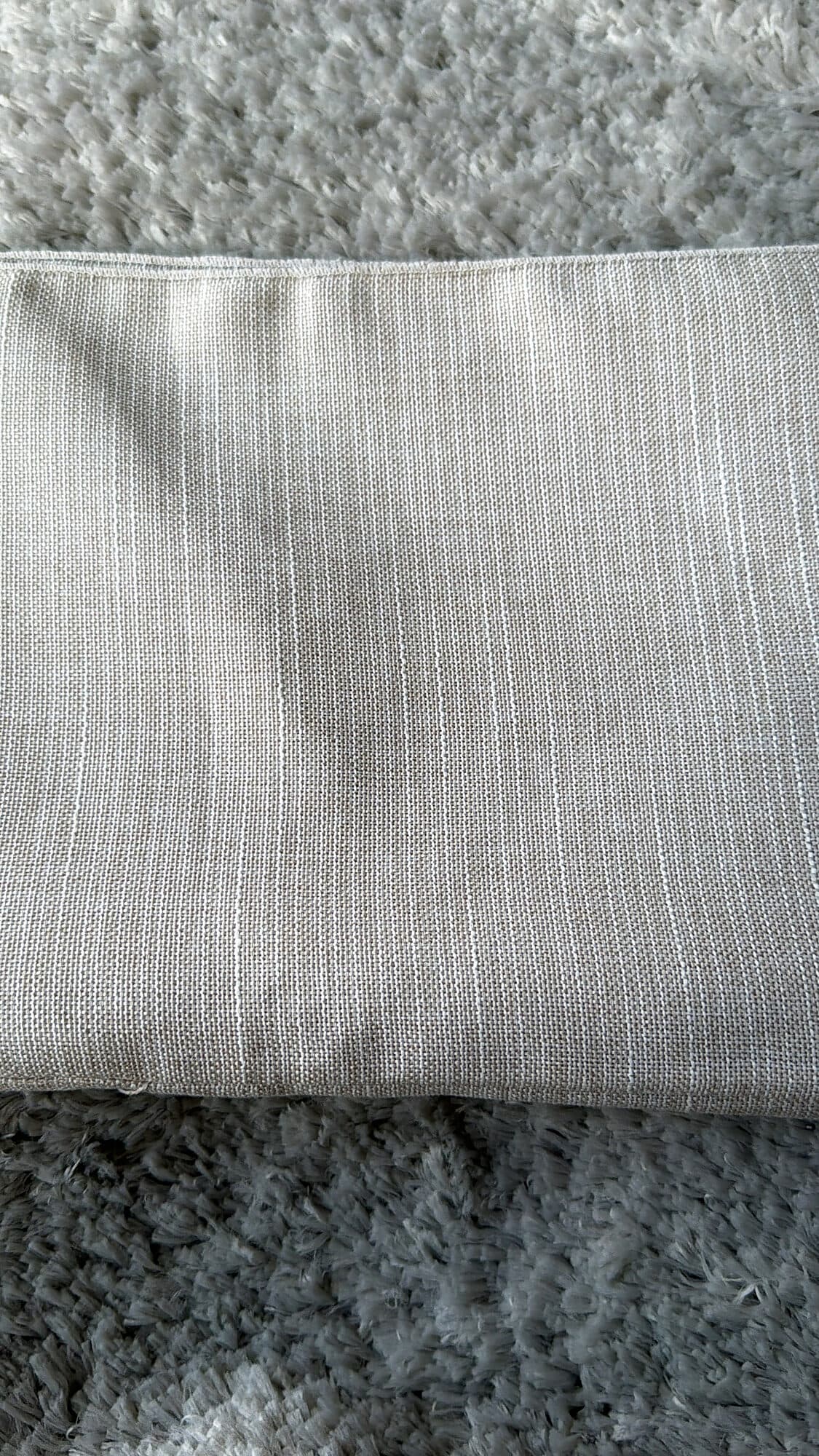Tecido Linho Flamê Natural com visual orgânico - Cortinas Brás