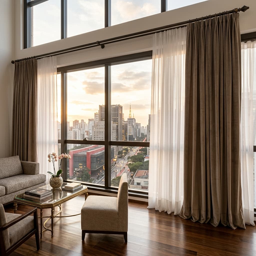 Cortinas sob medida em São Paulo